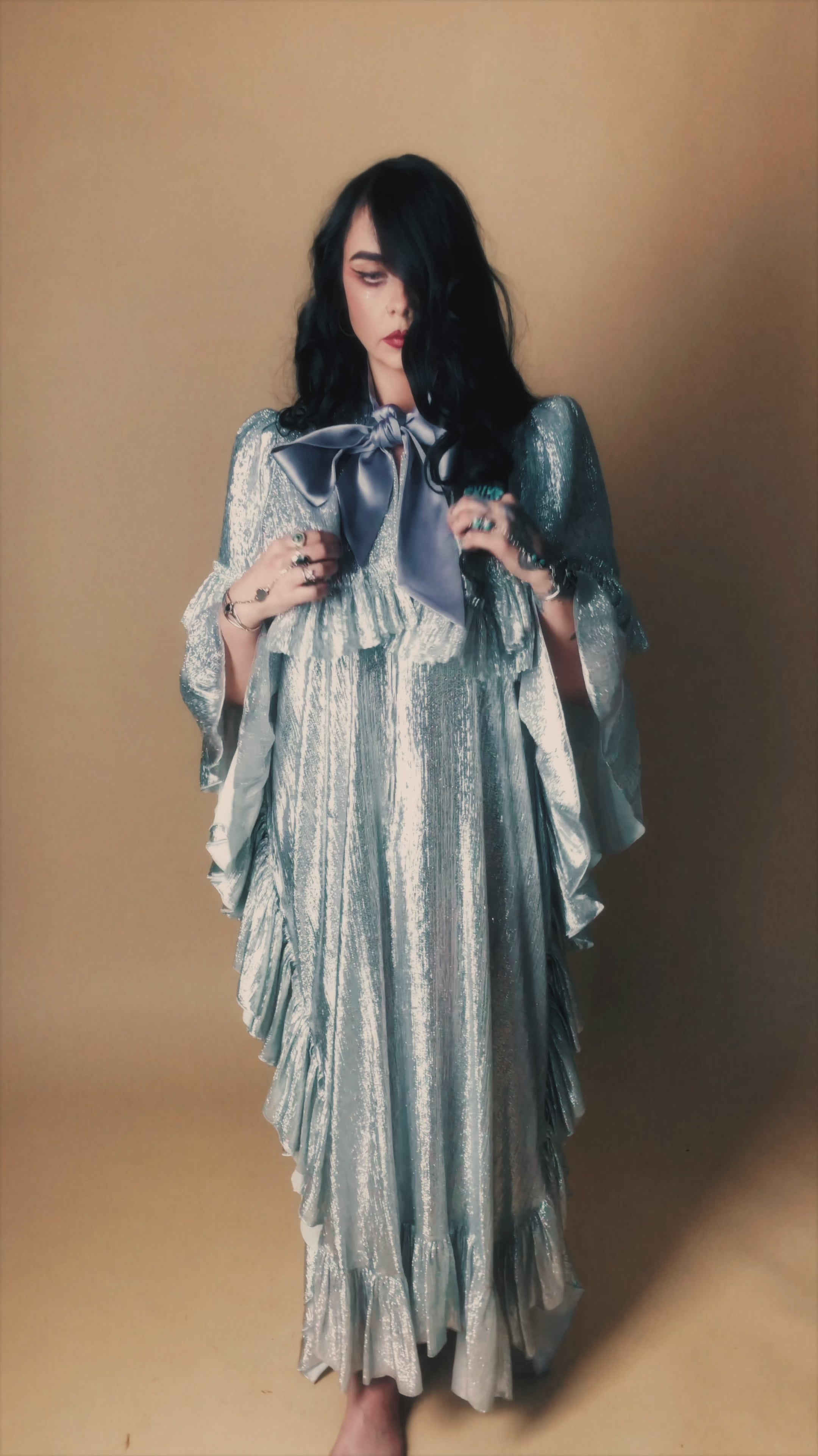 The Vampire's Wife The Spellbinder silk maxi kaftan dress