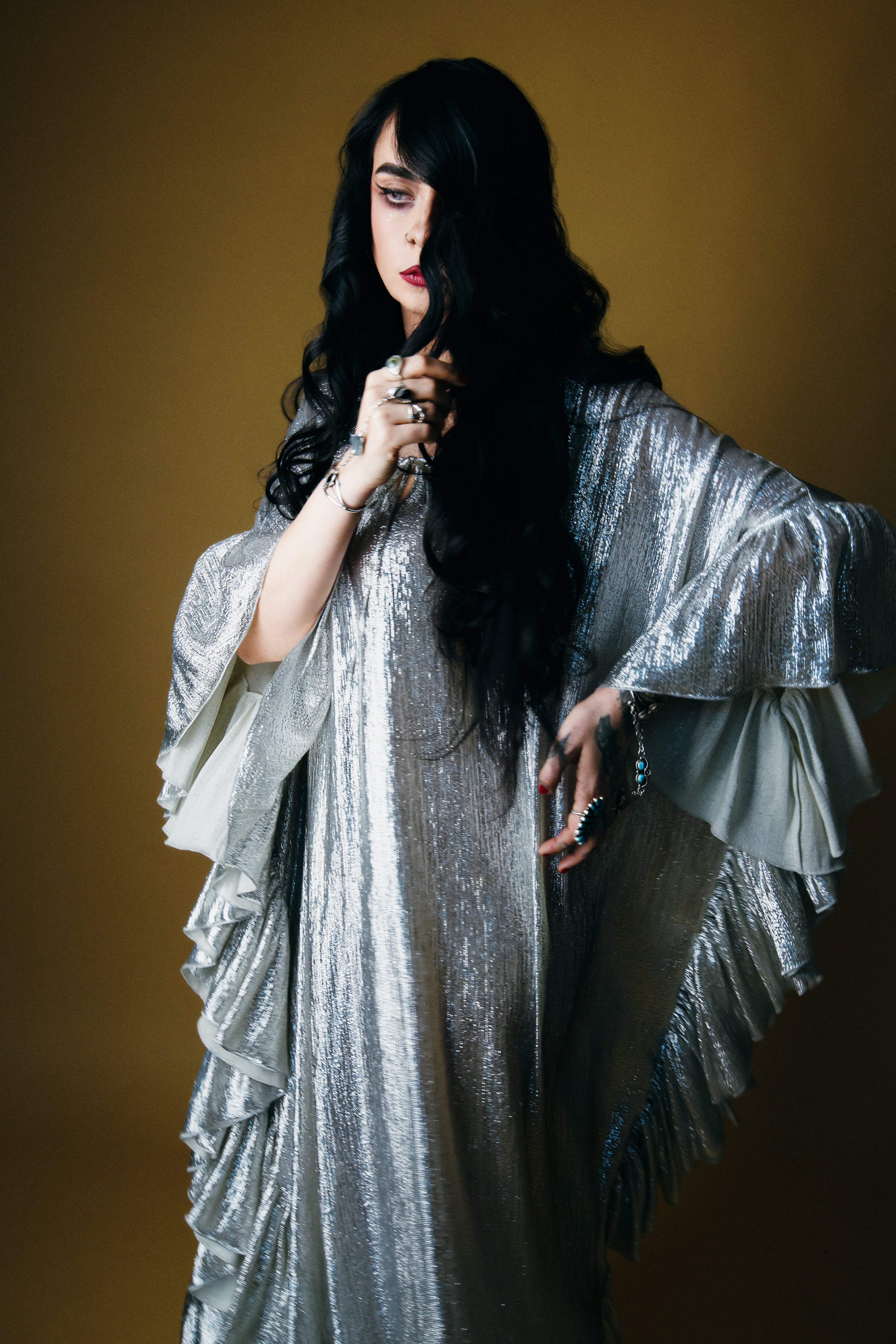 The Vampire's Wife The Spellbinder silk maxi kaftan dress