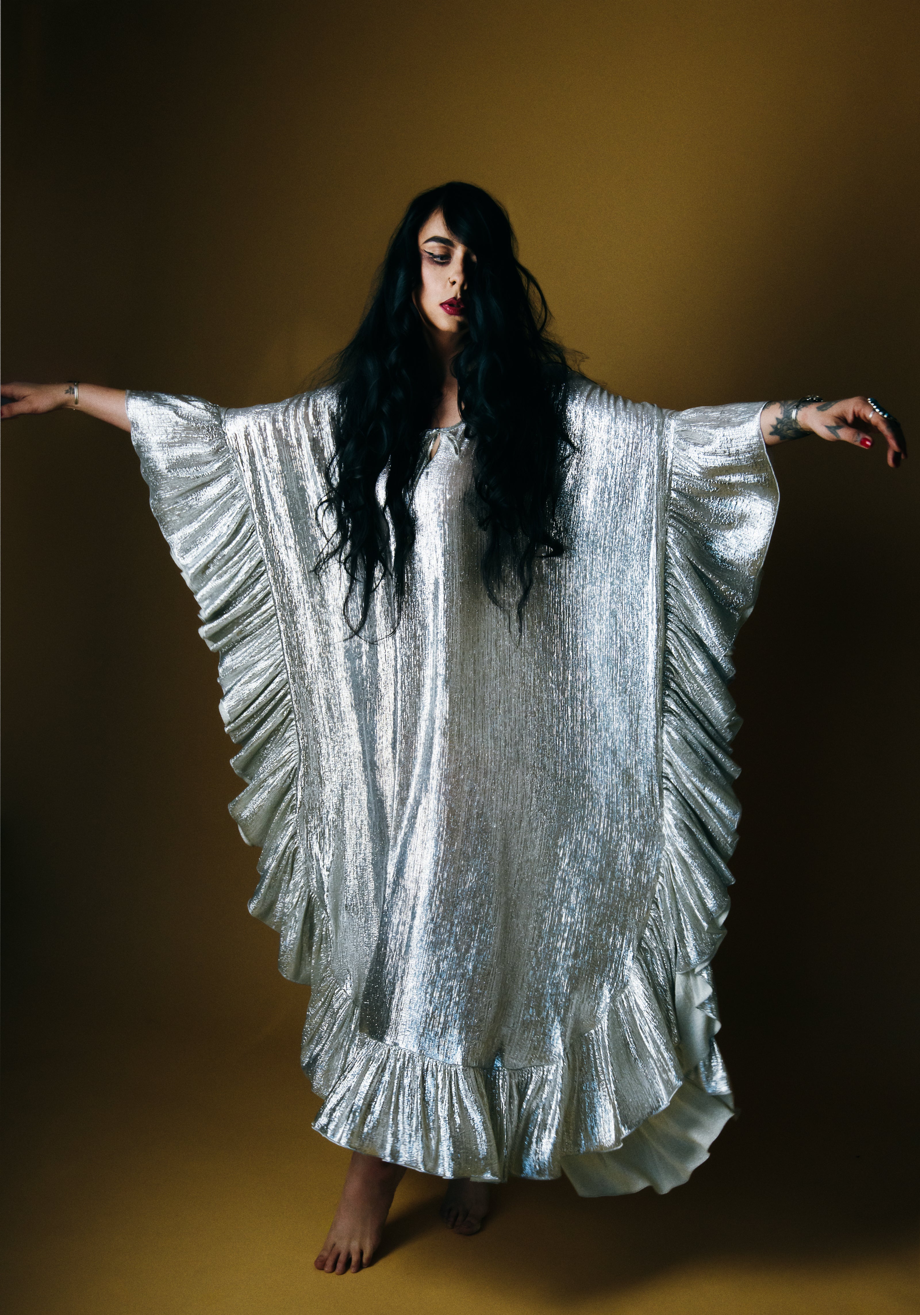 The Vampire's Wife The Spellbinder silk maxi kaftan dress
